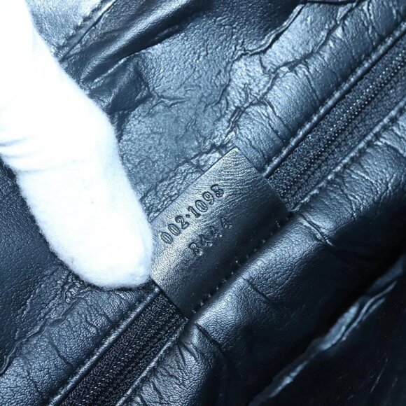 GUCCI GG Canvas Sherry Line Hand Bag Black White 002 1098 3444 Auth ep8642 - Picture 14 of 16